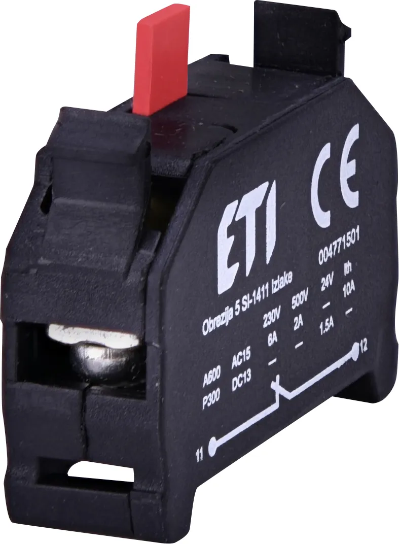 Контактный блок ETI E-NC (1НЗ, для приводов E22)