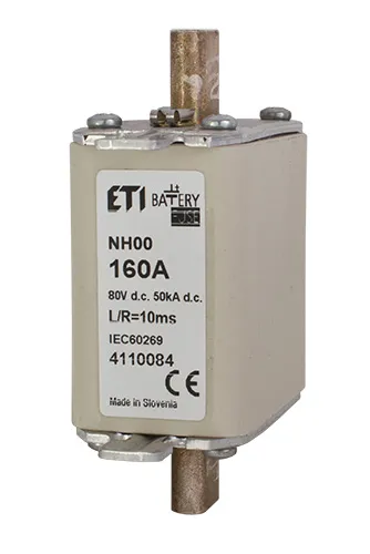Плавкая вставка ETI NH-00 Battery 160A (NH 00, 160 А, DC Battery)