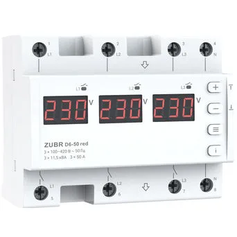 Реле напряжения ZUBR D6-50 red