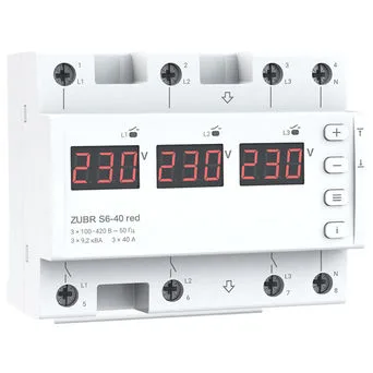 Переключатель фаз ZUBR S6-40 red