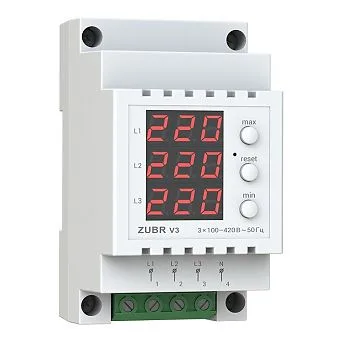 Трёхфазный вольтметр ZUBR V3