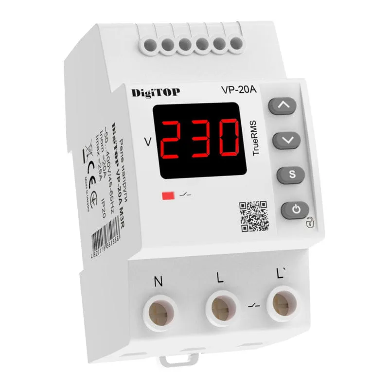 Реле напруги DigiTOP VP-20A M3R