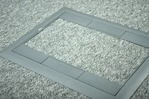 Заглушка KOPOS PP 80/0_LB для підлогового лючка KOPOBOX 80, сіра