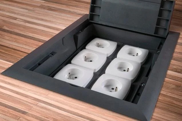 Рамка KOPOS PP 80/3_LB для классических приборов KOPOBOX 80, пол, серая
