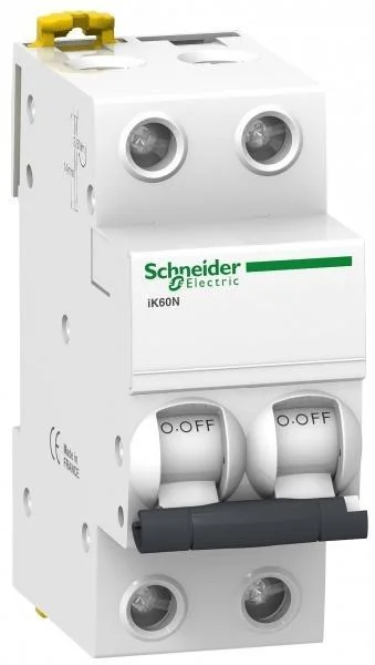 Автоматичний вимикач Schneider Electric iK60 2П C 6А 6кА