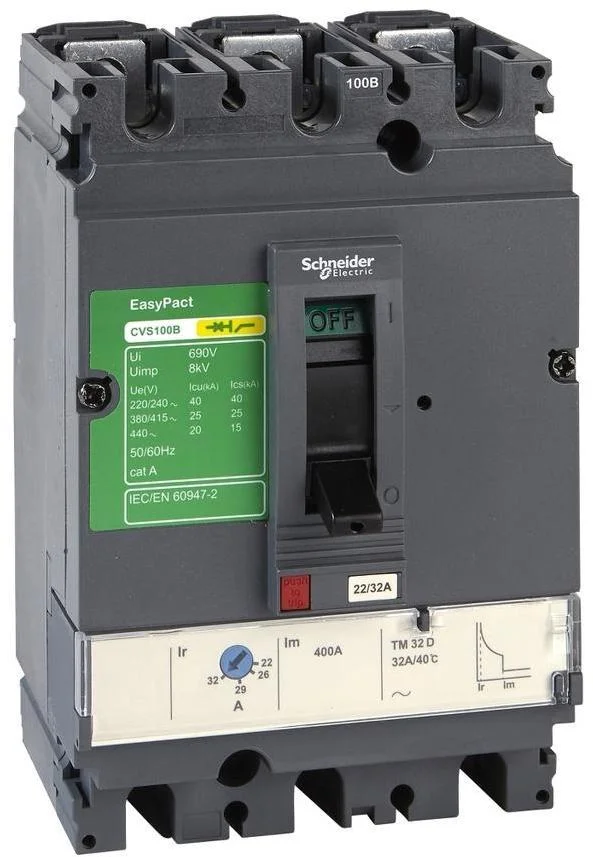 Автоматичний вимикач Schneider Electric CVS100B 3P 32А 25кА