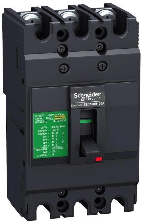 Автоматичний вимикач Schneider Electric EZC100H 3P 15А 50кА
