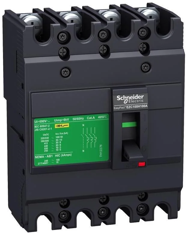 Автоматический выключатель Schneider Electric EZC100N 4P 50А 36кА