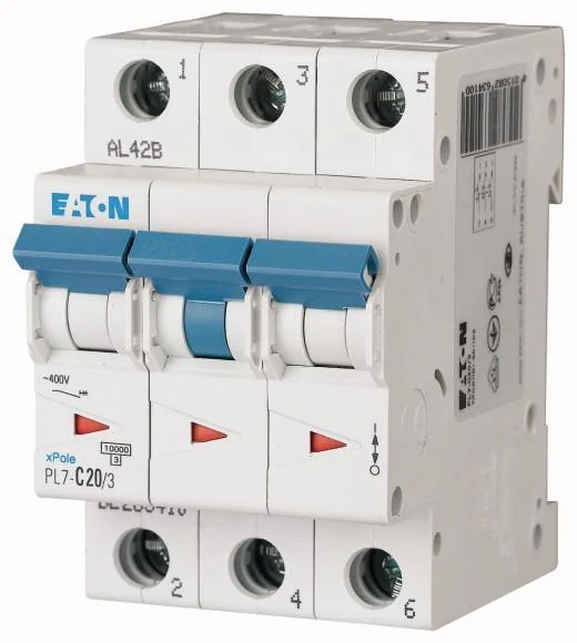 Автоматический выключатель Eaton PL7-C20/3 263410