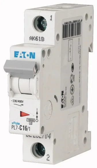 Автоматический выключатель Eaton PL7-C16/1 262704