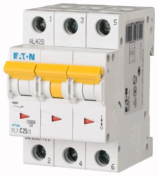 Автоматический выключатель Eaton PL7-C25/3 263411