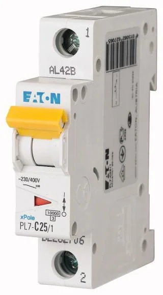 Автоматический выключатель Eaton PL7-C25/1 262706