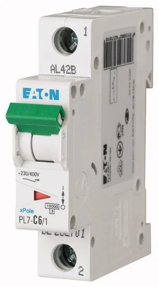 Автоматический выключатель Eaton PL7-C6/1 262701