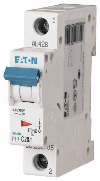 Автоматичний вимикач Eaton PL7-C20/1 262705