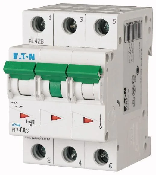 Автоматичний вимикач Eaton PL7-C6/3 263406