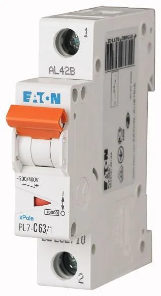Автоматический выключатель Eaton PL7-C63/1 262710