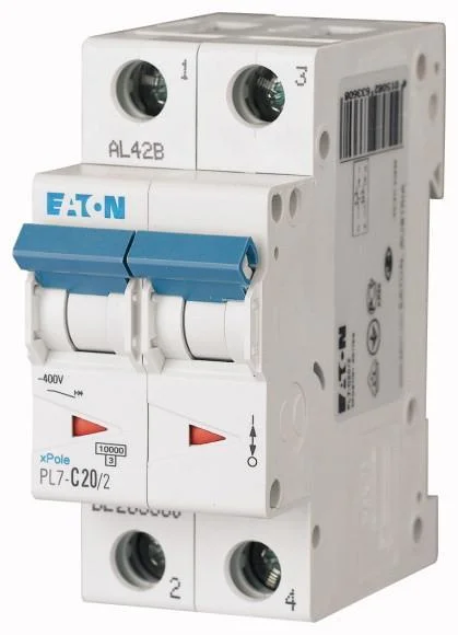 Автоматичний вимикач Eaton PL7-C20/2 263360
