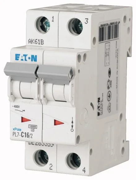 Автоматичний вимикач Eaton PL7-C16/2 165093