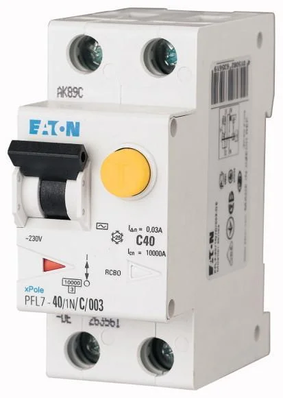 Дифавтомат Eaton PFL7-C40 1+N 30мА тип AC 263561