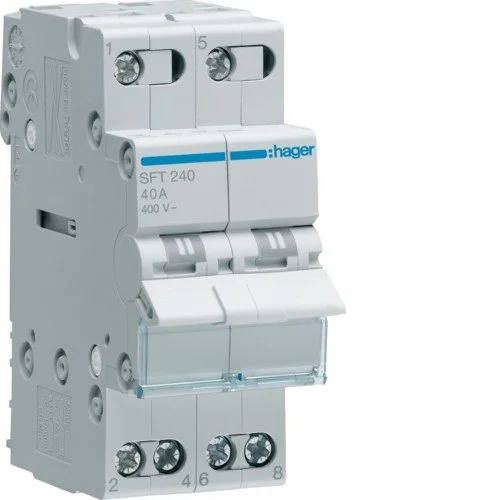 Переключатель нагрузки Hager SFT240 2P 40А 1-0-2