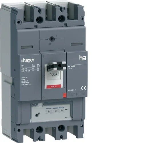 Автоматический выключатель Hager HMJ400GR 3P 400А 50кА X630 LSnl