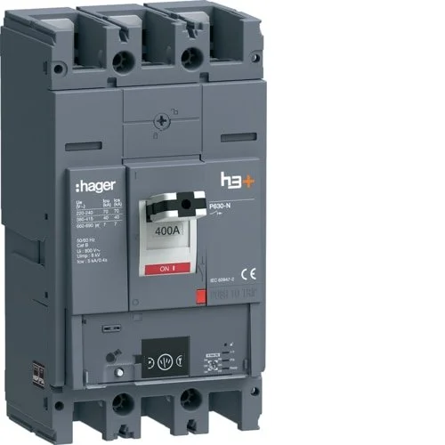 Автоматический выключатель Hager HNW400NR 3P 400А 40кА P630 Energy