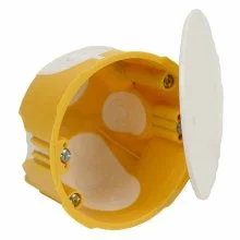 Подрозетник одинарный с крышкой Kopos KUL 68-45/LD2_NA Ø73×45 мм (гипсокартон)