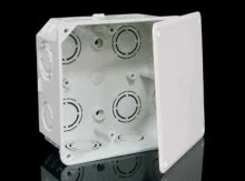 Коробка распределительная с крышкой Kopos KO 100_KA 107×107×50 мм (бетон/кирпич)