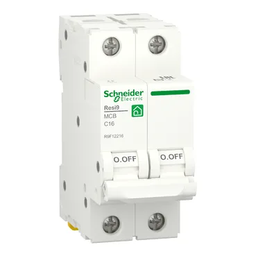 Автоматический выключатель RESI9 6kА 2P 63 А хар-ка C, Schneider Electric