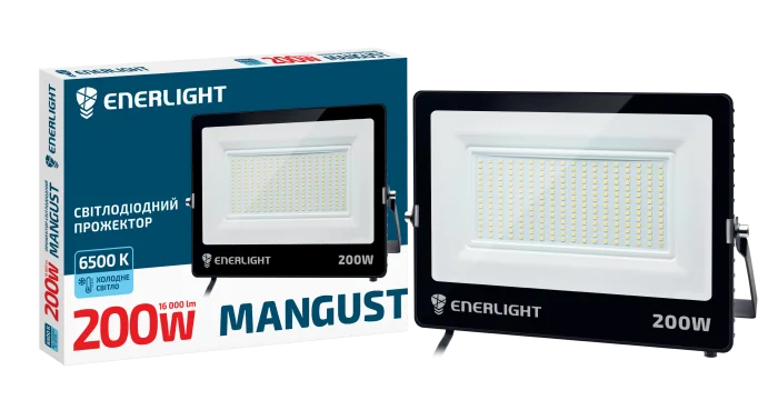 Прожектор LED ENERLIGHT MANGUST 200Вт 6500K 220V
