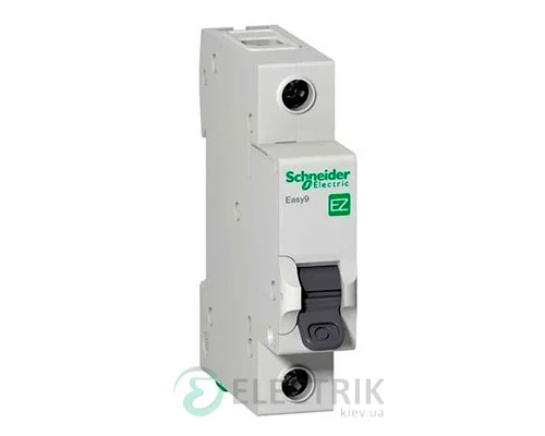 Автоматичний вимикач Easy9 1p 10A, характеристика C, 4.5кА Schneider Electric, EZ9F34110