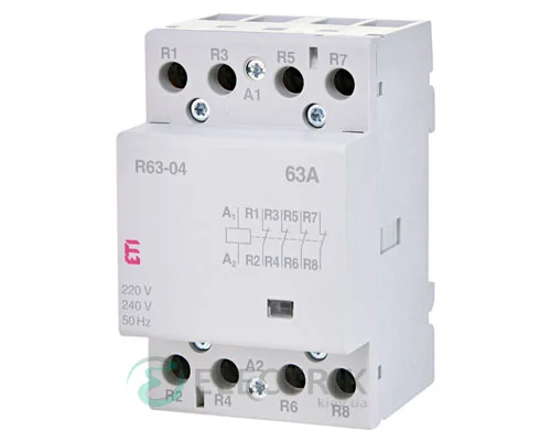 Модульний контактор R 63-04 63A 230V AC 4NC, ETI (Словенія) 2463480