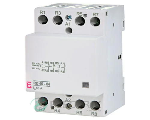 Модульний контактор RD 40-04 40A 230V AC/DC 4NC, ETI (Словенія) 2464024