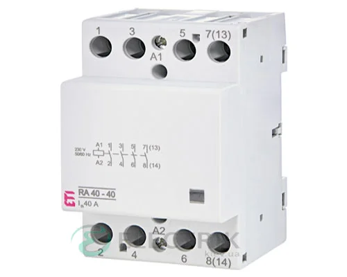 Модульний контактор RA 40-40 40A 230V AC 4NO, ETI (Словенія) 2464095