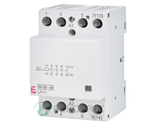 Модульний контактор RA 63-40 63A 230V AC 4NO, ETI (Словенія) 2464096