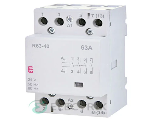 Модульний контактор R 63-40 63A 24V AC 4NO, ETI (Словенія) 2463451