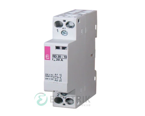 Модульний імпульсний контактор RBS 420-31 20А 24В AC 3NO+1NC, ETI (Словенія) 2464151