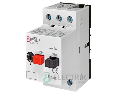 Автоматичний вимикач захисту двигуна MS25-1 4600050 ETI