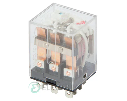 Реле проміжне з LED-індикацією e.control.p1036L, 3 групи контактів 10А 230В AC, E.NEXT