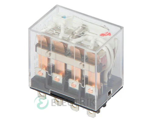 Реле проміжне з LED-індикацією e.control.p1046L, 4 групи контактів 10А 230В AC, E.NEXT