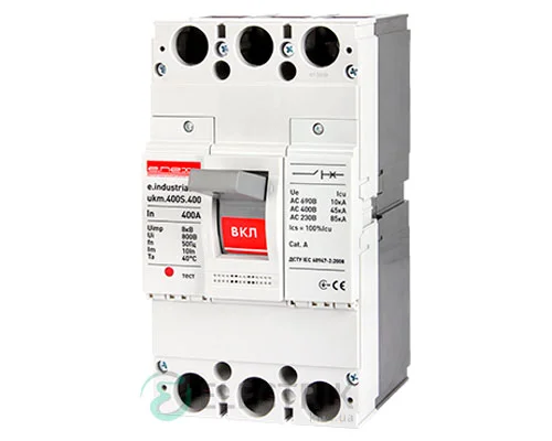 Магістральний автоматичний вимикач e.industrial.ukm.400S.300, 3P 300А 45кА, E.NEXT