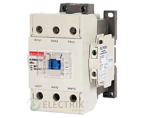 Контактор e.industrial.ukc.75.220, 75А, 220В, 3P, 1no+1nc E.next