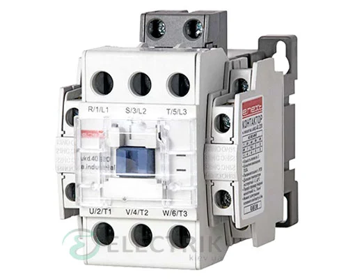 Контактор e.industrial.ukd.40.220, 40А, 220В DC, 1no+1nc E.next
