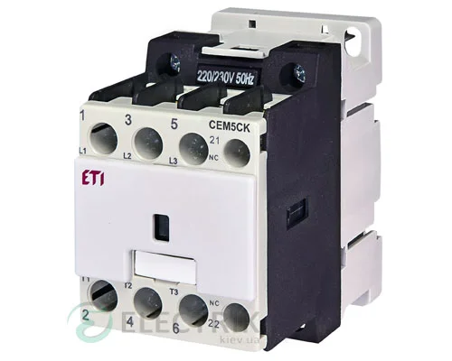 Контактор конденсаторний CEM 5CK.01 5кВАр 400-440V, ETI