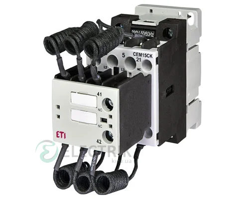 Контактор конденсаторний CEM 15CK.02 15кВАр 400-440V, ETI