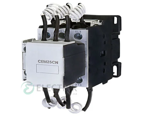 Контактор конденсаторний CEM 25CN.10 20кВАр 400V, ETI