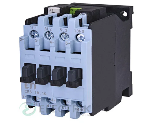 Контактор CES 18.10 400V/AC 18A 7,5kW AC3, ETI