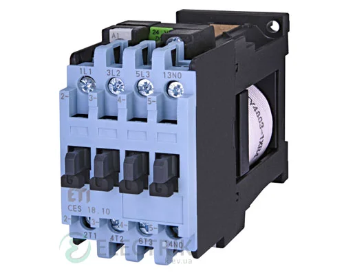 Контактор CES 18.10 24V/DC 18A 7,5kW AC3, ETI