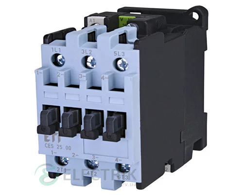 Контактор CES 25.00 24V/AC 25A 11kW AC3, ETI