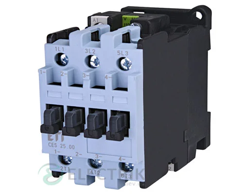 Контактор CES 25.00 110V/AC 25A 11kW AC3, ETI